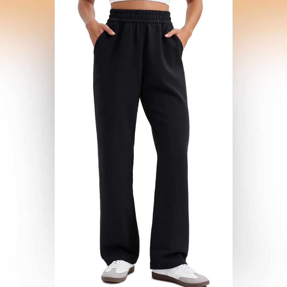 Crz Yoga pants bottoms small soft streme black soft aura lounge travel - Picture 2 of 11